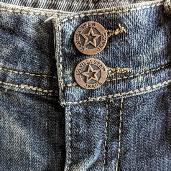 NWT  Vanilla Star whitewashed jeans capris   Sz 7 - Picture 5 of 13